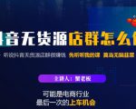 蟹老板·抖音无货源店群怎么做，吊打市面一大片《抖音无货源店群》的课程-第一资源库