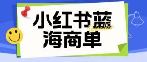 价值2980的小红书商单项目暴力起号玩法，一单收益200-300（可批量放大）-第一资源库