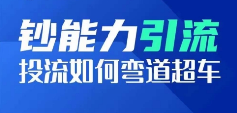 钞能力引流：投流如何弯道超车，投流系数及增长方法，创造爆款短视频-第一资源库